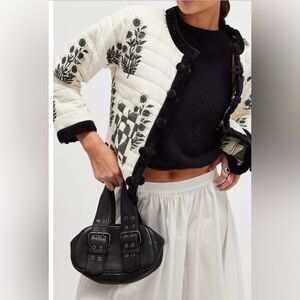 Free People ✔️Say Yes Leather Bag New With Tags💎